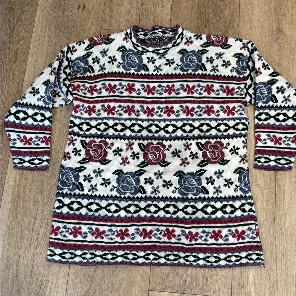 Floral Patterned Sweater - Picture 2 of 4